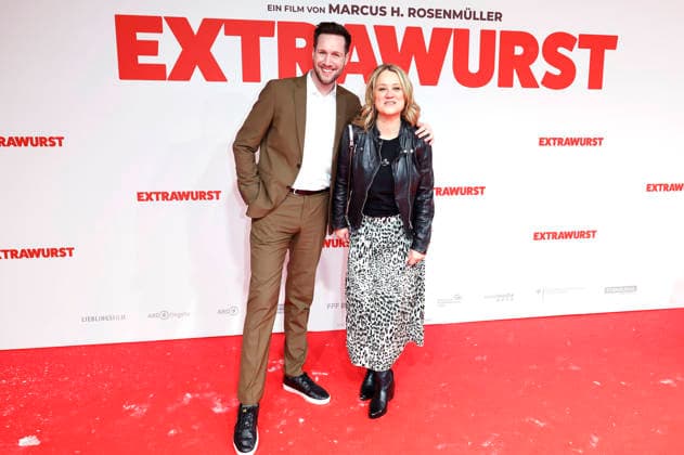 Sven Kroll und Lisa Feller bei der Weltpremiere des Kinofilms Extrawurst in der Lichtburg. Essen, 07.01.2026