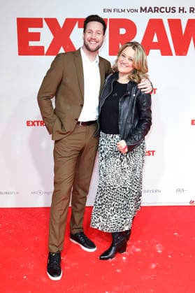 Sven Kroll und Lisa Feller bei der Weltpremiere des Kinofilms Extrawurst in der Lichtburg. Essen, 07.01.2026