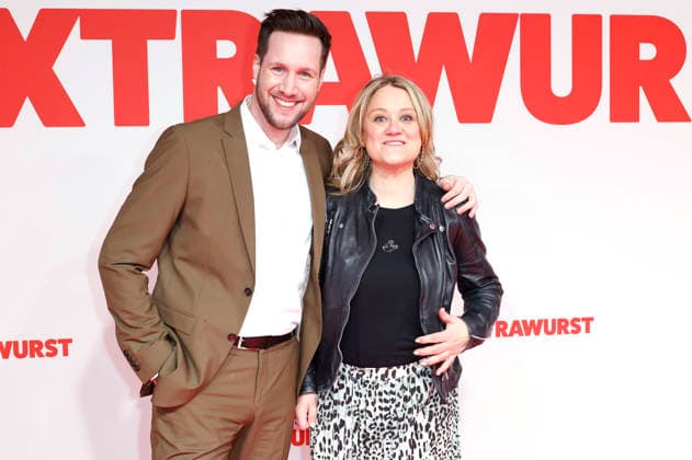 Sven Kroll und Lisa Feller bei der Weltpremiere des Kinofilms Extrawurst in der Lichtburg. Essen, 07.01.2026