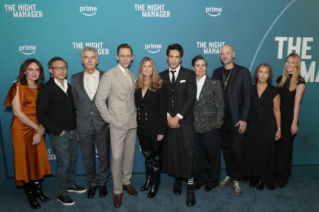 New York special screening of The Night Manager at the Metrograph Featuring: Michele Wolkoff, Joseph Tsai, Stephen Garrett, Tom Hiddleston, N Where: New York, New York, United States When: 07 Jan 2026 Credit: Marion Curtis Starpix INSTARimages EDITORIAL USE ONLY. NOT FOR USE BY NEWSPAPERS BASED IN THE UK. Copyright: xx instar55367532