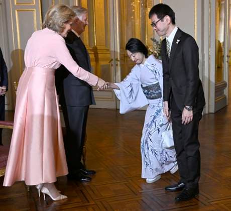 King Philippe and Queen Mathilde meet diplomats 08 01 2026 BRUSSELS, BELGIUM - JANUARY 08 : At the beginning of 2026, King Philippe and Queen Mathilde meet diplomats on January 8, 2026 in Brussels, Belgium, 08 01 2026 Brussels Belgium  Copyright: xDidierxLebrunx