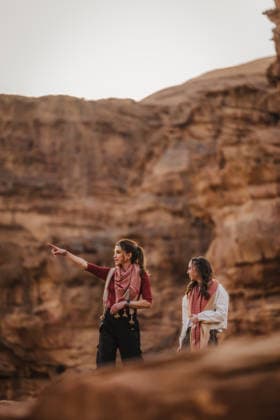 07-01-2026 Jordan Queen Rania and Princess Salma visited Wadi Rum in Jordan.  Copyright: xPPEx