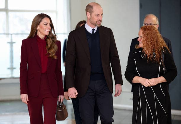. 08 01 2026. London, United Kingdom. Prince William and Kate Middleton, the Prince and Princess of Wales, during a visit to Charing Cross Hospital in London.  xPoolx xi-Imagesx IIM-26493-0002