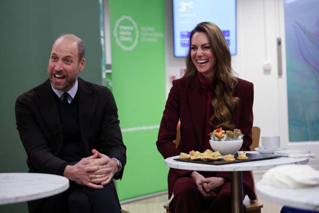 . 08 01 2026. London, United Kingdom. Prince William and Kate Middleton, the Prince and Princess of Wales, during a visit to Charing Cross Hospital in London.  xPoolx xi-Imagesx IIM-26493-0005
