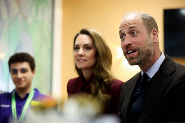 . 08 01 2026. London, United Kingdom. Prince William and Kate Middleton, the Prince and Princess of Wales, during a visit to Charing Cross Hospital in London.  xPoolx xi-Imagesx IIM-26493-0016
