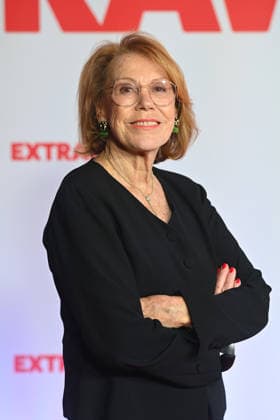 Gaby DOHM (Schauspielerin), Einzelbild,angeschnittenes Einzelmotiv,Halbfigur,halbe Figur. Premiere EXTRAWURST am 08.01.2026 im Mathaeser Kino in Muenchen.