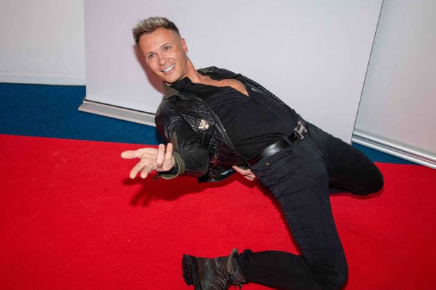 Emil KUSMIREK, Taenzer, Roter Teppich, Red Carpet Show, Ankunft, arrival, Premiere des Musicals MALLE OLE - das Musical das ballert ! am 08.01.2026 im Theater a Marientor, Duisburg