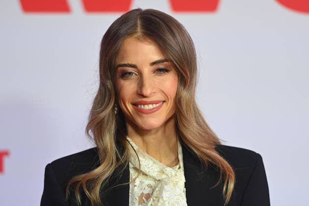 Cathy HUMMELS (FISCHER), Einzelbild,angeschnittenes Einzelmotiv,Portraet,Portrait,Porträt. Premiere EXTRAWURST am 08.01.2026 im Mathaeser Kino in Muenchen.