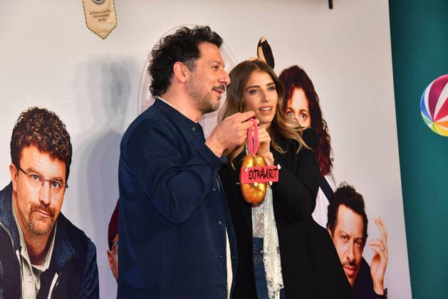 Fahri Yardim und Cathy Hummels bei der Extrawurst Filmpremiere im Mathaeser Filmpalast in Muenchen am 8.01.2026 in Muenchen Extrawurst Filmpremiere in Muenchen