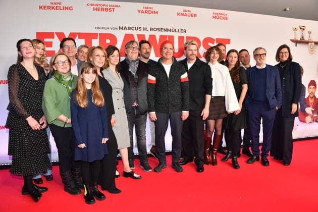 Team mit Marcus H. Rosenmüller Premiere Extrawurst Mathäser Filmpalast München 08. Januar 2026