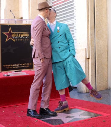 Grant Shaffer and Alan Cumming attend an unveiling ceremony honoring Alan Cumming with the 2,832nd star on the Hollywood Walk of Fame in Los Angeles on Thursday, January 08, 2026.  LAP20260108848 GREGxGRUDT