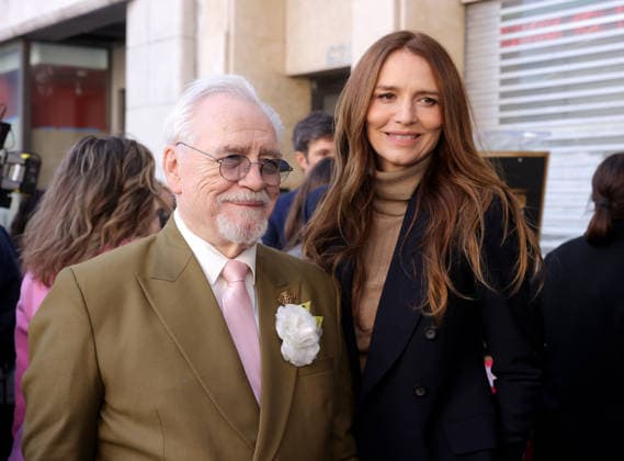 Brian Cox and Saffron Burrows attend an unveiling ceremony honoring Alan Cumming with the 2,832nd star on the Hollywood Walk of Fame in Los Angeles on Thursday, January 08, 2026.  LAP20260108886 GREGxGRUDT