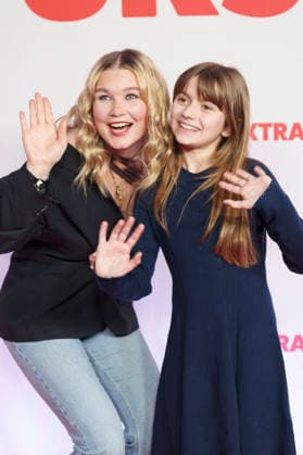 Malene Becker und Rona Regiepi bei der Premiere des Kinofilms Extrawurst im Mathäser Filmpalast. München, 08.01.2026