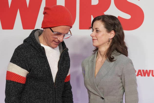 Christoph Maria Herbst und Anja Knauer bei der Premiere des Kinofilms Extrawurst im Mathäser Filmpalast. München, 08.01.2026