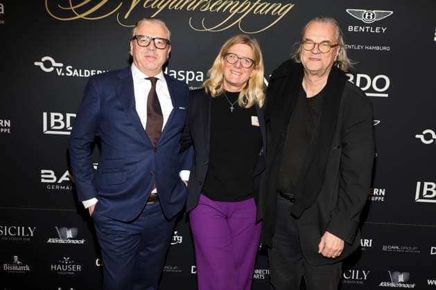 abb: Thomas Collien, Pamela Collien, Ulrich Waller zu Gast beim 31.Blankeneser Neujahrsempfang im Hotel Suellberg am 08.01.2026 in Hamburg Hamburg Deutschland