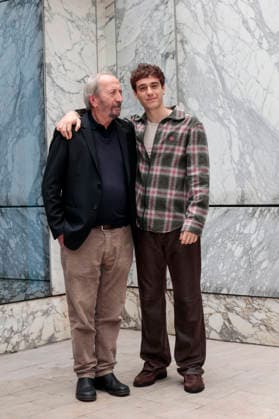 January 9, 2026, Rome, Rome, Italy: Rai photocall of the fiction Il Romanzo Famigliare based on Giovanni Pascoli, in the photo Giuseppe Piccioni with Federico Cesari . Rome, Italy 09 January 2026 Rome Italy  - ZUMAa289 20260109_zia_a289_023 Copyright: xCristianoxMinichiellox
