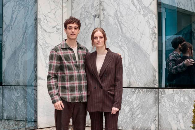 January 9, 2026, Rome, Rome, Italy: Rai photocall of the fiction Il Romanzo Famigliare based on Giovanni Pascoli, in the photo Liliana Bottone with Federico Cesari . Rome, Italy 09 January 2026 Rome Italy  - ZUMAa289 20260109_zia_a289_044 Copyright: xCristianoxMinichiellox