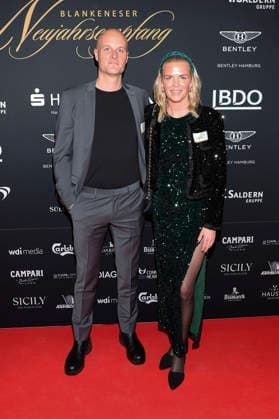 Robin Lundt und Sandra Lundt beim 31. Blankeneser Neujahrsempfang im Hotel Süllberg. Hamburg, 08.01.2026
