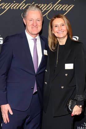 Daniel Weisser und Janine Weisser beim 31. Blankeneser Neujahrsempfang im Hotel Süllberg. Hamburg, 08.01.2026
