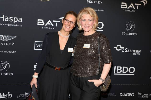 Nathalie Kowalke und Anke Harnack beim 31. Blankeneser Neujahrsempfang im Hotel Süllberg. Hamburg, 08.01.2026