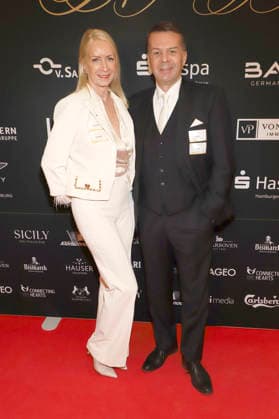 Christina Oral und Sinan Oral beim 31. Blankeneser Neujahrsempfang im Hotel Süllberg. Hamburg, 08.01.2026