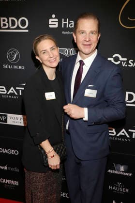 Nathalie Dunger und Christian Dunger beim 31. Blankeneser Neujahrsempfang im Hotel Süllberg. Hamburg, 08.01.2026