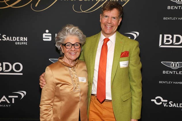 Hannelore Lay und Martin Röhrig beim 31. Blankeneser Neujahrsempfang im Hotel Süllberg. Hamburg, 08.01.2026
