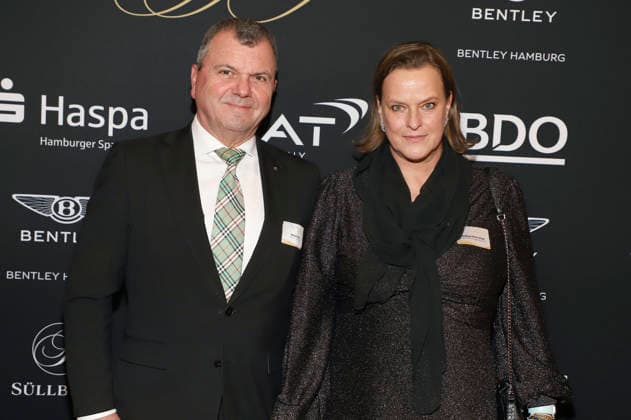 Michael Jeltsch und Christiane Körner-Jeltsch beim 31. Blankeneser Neujahrsempfang im Hotel Süllberg. Hamburg, 08.01.2026