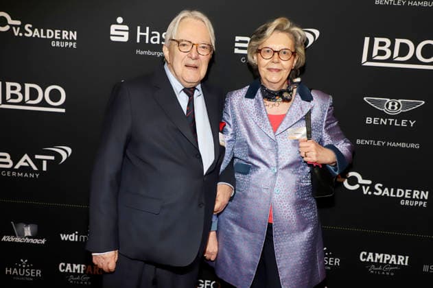 Howard Korch und Gabriele Kroch beim 31. Blankeneser Neujahrsempfang im Hotel Süllberg. Hamburg, 08.01.2026