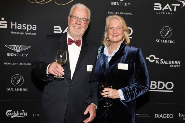 Hans Duncker und Kerstin Heimann beim 31. Blankeneser Neujahrsempfang im Hotel Süllberg. Hamburg, 08.01.2026