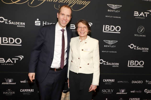 Dennis Thering und Anke Frieling beim 31. Blankeneser Neujahrsempfang im Hotel Süllberg. Hamburg, 08.01.2026