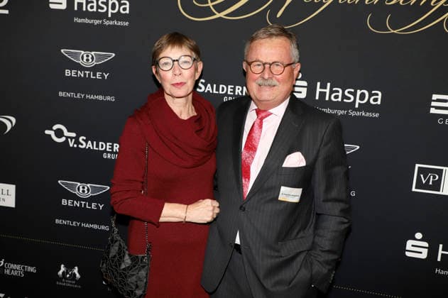 Annette Güntert und Frank Ulrich Montgomery beim 31. Blankeneser Neujahrsempfang im Hotel Süllberg. Hamburg, 08.01.2026