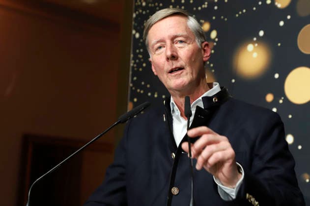 Harald Vogelsang beim 31. Blankeneser Neujahrsempfang im Hotel Süllberg. Hamburg, 08.01.2026