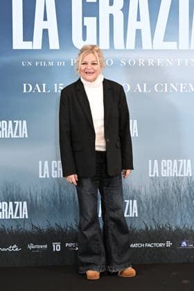 January 9, 2026, Rome, Rome, Italy: Presentation of the film La Grazia. Pictured: Milvia Marigliano . Rome, Italy 09 January 2026 Rome Italy  - ZUMAa289 20260109_zia_a289_097 Copyright: xMariaxLauraxAntonellix