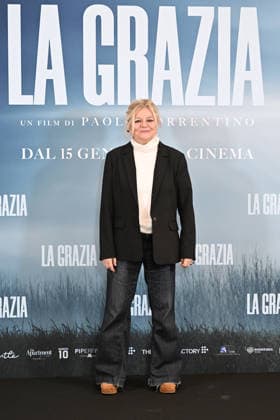 January 9, 2026, Rome, Rome, Italy: Presentation of the film La Grazia. Pictured: Milvia Marigliano . Rome, Italy 09 January 2026 Rome Italy  - ZUMAa289 20260109_zia_a289_108 Copyright: xMariaxLauraxAntonellix