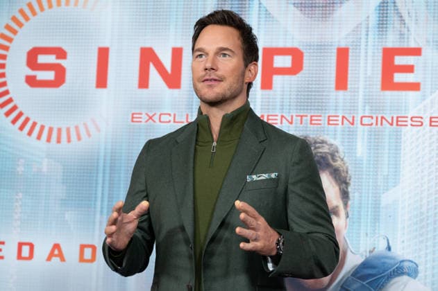 Chris Pratt attends the Sin Piedad US actor Chris Pratt attends the Sin Piedad (Mercy) photocall at Four Seasons Hotel on January 09, 2026 in Madrid, Spain Featuring: US actor Chris Pratt attends the Sin Piedad (Mercy) photocall at Four Seasons Hotel on January 09, 2026 in Madrid, Spain. Where: Madrid, Spain When: 09 Jan 2026 Credit: Oscar Gonzalez WENN Madrid Spain Copyright: xOscarxGonzalez WENNx wenn40871142 OFA ZOJx wenn40871142
