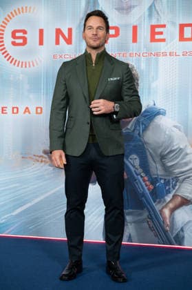 Chris Pratt at the Sin Piedad (Mercy) photocall in Madrid, Spain - 09 Jan 2026 US actor Chris Pratt attends the Sin Piedad (Mercy) photocall at Four Seasons Hotel in Madrid. Madrid Spain Copyright: xAtilanoxGarciax xSOPAxImagesx photos01803