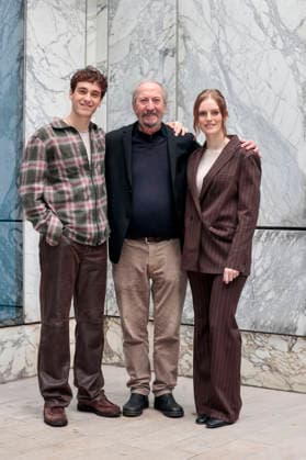Photocall for the fiction Il Romanzo Famigliare Rai photocall of the fiction Il Romanzo Famigliare based on Giovanni Pascoli, in the photo Giuseppe Piccioni with Liliana Bottone and Federico Cesari . Rome, Italy 09 January 2026, Credit:Cristiano Minichiello Avalon Italy, Rome  Copyright: xCristianoxMinichiellox xAvalonx 1064511808