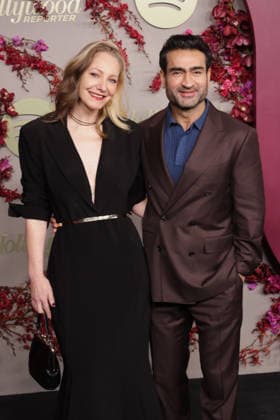 The Hollywood Reporter And Spotify - Nominees Night, Arrivals Emily V. Gordon and Kumail Nanjiani attend the THR x Spotify Nominees Night ay The Lot at Formosa on January 08, 2026 in West Hollywood, California. West Hollywood The Lot at Formosa California USA Copyright: xCraSH imageSPACEx