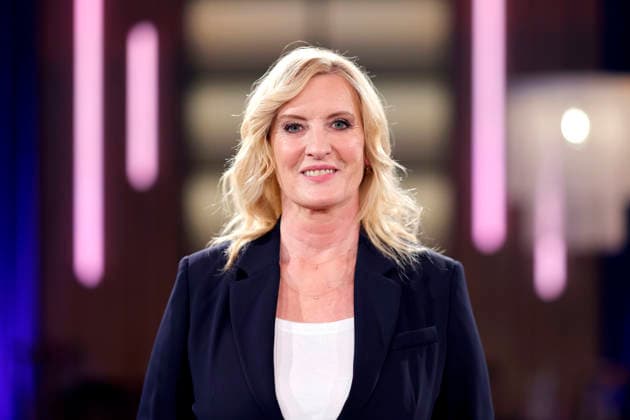 Moderatorin Claudia Kleinert bei der Aufzeichnung der WDR-Talkshow Kölner Treff im WDR Studio BS 3. Köln, 09.01.2026 NRW Deutschland Copyright: xChristophxHardtx