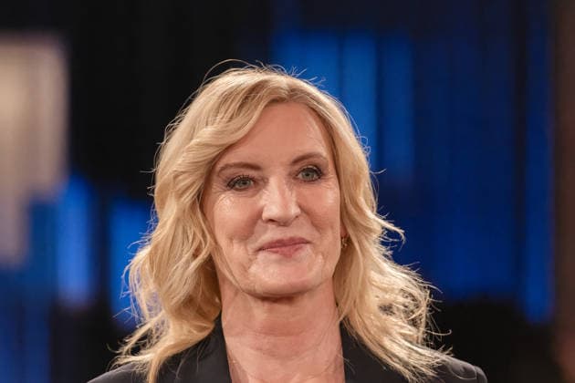 Kölner Treff am 09. Januar 2026. Im Bild die Fernsehmoderatorin Claudia Kleinert. Die Gastgebenden Susan Link und Micky Beisenherz befragen ihre Gäste auf ihre eigene Art mit spannenden Ergebnissen. Köln Nordrhein-Westfalen Deutschland