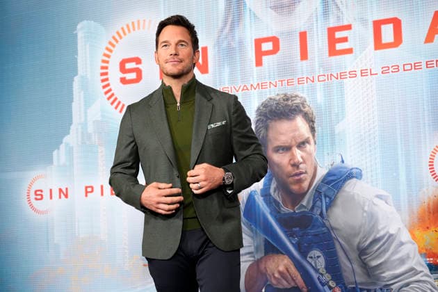 Chris Pratt during the presentation in Madrid of the film Sin Piedad (Mercy). January 9, 2026. (20260109192)