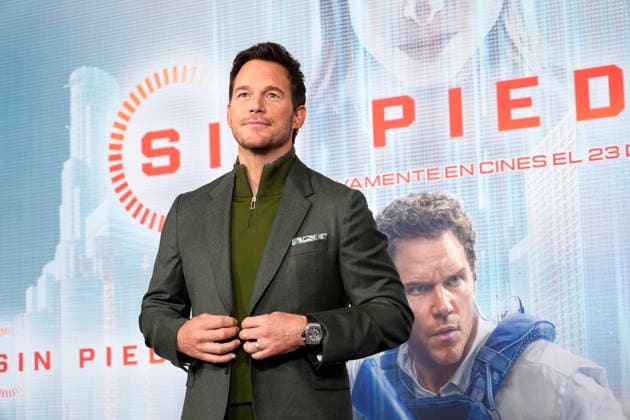 Chris Pratt during the presentation in Madrid of the film Sin Piedad (Mercy). January 9, 2026. (20260109193)