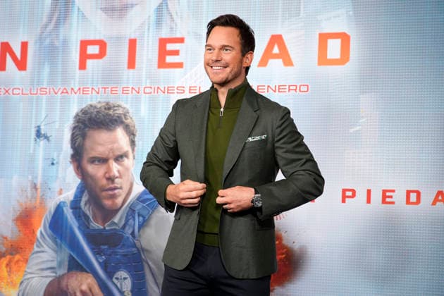 Chris Pratt during the presentation in Madrid of the film Sin Piedad (Mercy). January 9, 2026. (20260109250)