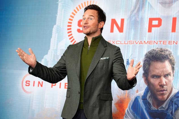 Chris Pratt during the presentation in Madrid of the film Sin Piedad (Mercy). January 9, 2026. (20260109309)