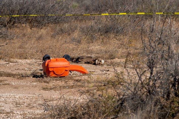 January 9, 2026: CIUDAD JUoÂREZ, Chihuahua, Mexico Ã¢â‚¬ January 9, 2025..Human remains in an advanced state of decomposition were found in a desert area on the outskirts of Ciudad JuoÂ¡rez following an anonymous call to emergency services. - ZUMAp241 20260109_zip_p241_010 Copyright: xDavidxPeinadox