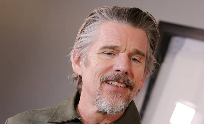 9 January 2026 - Los Angeles, California - Ethan Hawke. The Stella Adler Academy of Acting and Theatre Staged Benefit Reading Of All The President s Men held at Harmony Gold Theater l in Los Angeles. Los Angeles USA - ZUMAa123 20260109_zaa_a123_009 Copyright: xADx