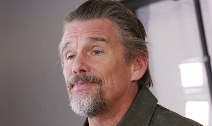 9 January 2026 - Los Angeles, California - Ethan Hawke. The Stella Adler Academy of Acting and Theatre Staged Benefit Reading Of All The President s Men held at Harmony Gold Theater l in Los Angeles. Los Angeles USA - ZUMAa123 20260109_zaa_a123_030 Copyright: xADx
