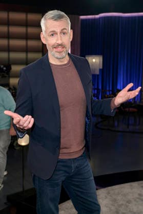 Sebastian Pufpaff bei der Aufzeichnung der WDR-Talkshow Kölner Treff im WDR Studio BS 3. Köln, 09.01.2026