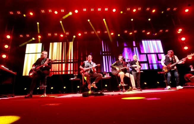 RECORD DATE NOT STATED Roupa Nova performs at Vivo Rio in the southern zone of Rio de Janeiro. Rio de Janeiro (RJ), 09 01 2026 Music Show Roupa Nova RJ The band Roupa Nova performs this Friday night (9) at Vivo Rio, in the south zone of Rio de Janeiro, bringing together fans in another show of the tour with great hits from their career. (Foto: Onofre Veras Thenews2 imago images) Roupa Nova performs at Vivo Rio in the southern zone of Rio de Janeiro.  Copyright: xPicasax
